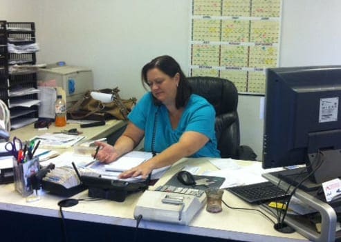 Melinda Office Admin schedules windshield repair